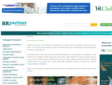 Tablet Screenshot of hr-partner.ro