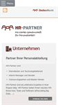 Mobile Screenshot of hr-partner.com
